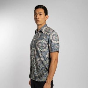 Luxury Batik Shirt Performance for Mens